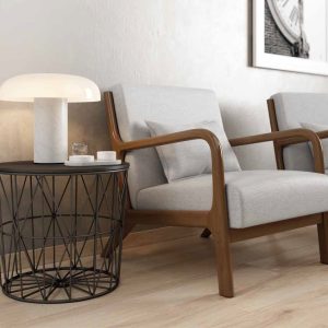 Mesa Auxiliar Redonda Atlántico Ø48