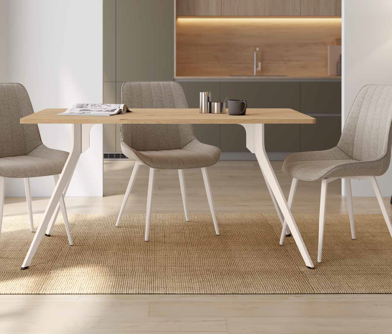 Mesa Rectangular Fija Iseo